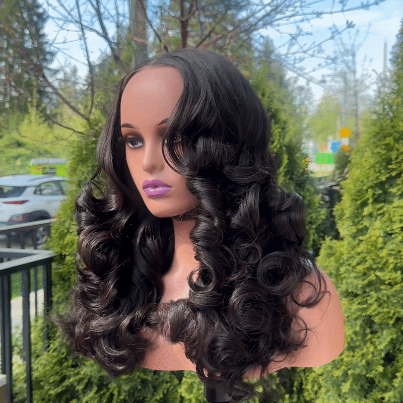 Caris - Voluminous Bouncy Body Wave | Pre Styled Lace Front Wig