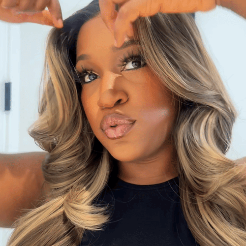 Chloe —Ash Blonde Layered Body Wave | Pre Styled Lace Front Wig