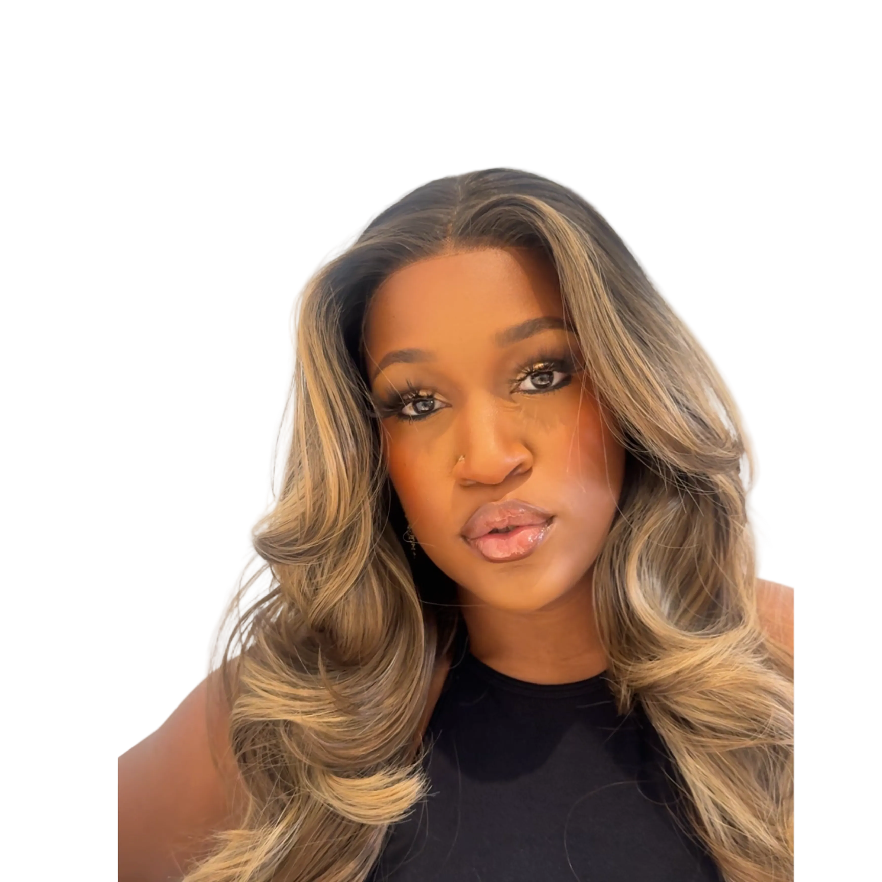 Chloe —Ash Blonde Layered Body Wave | Pre Styled Lace Front Wig