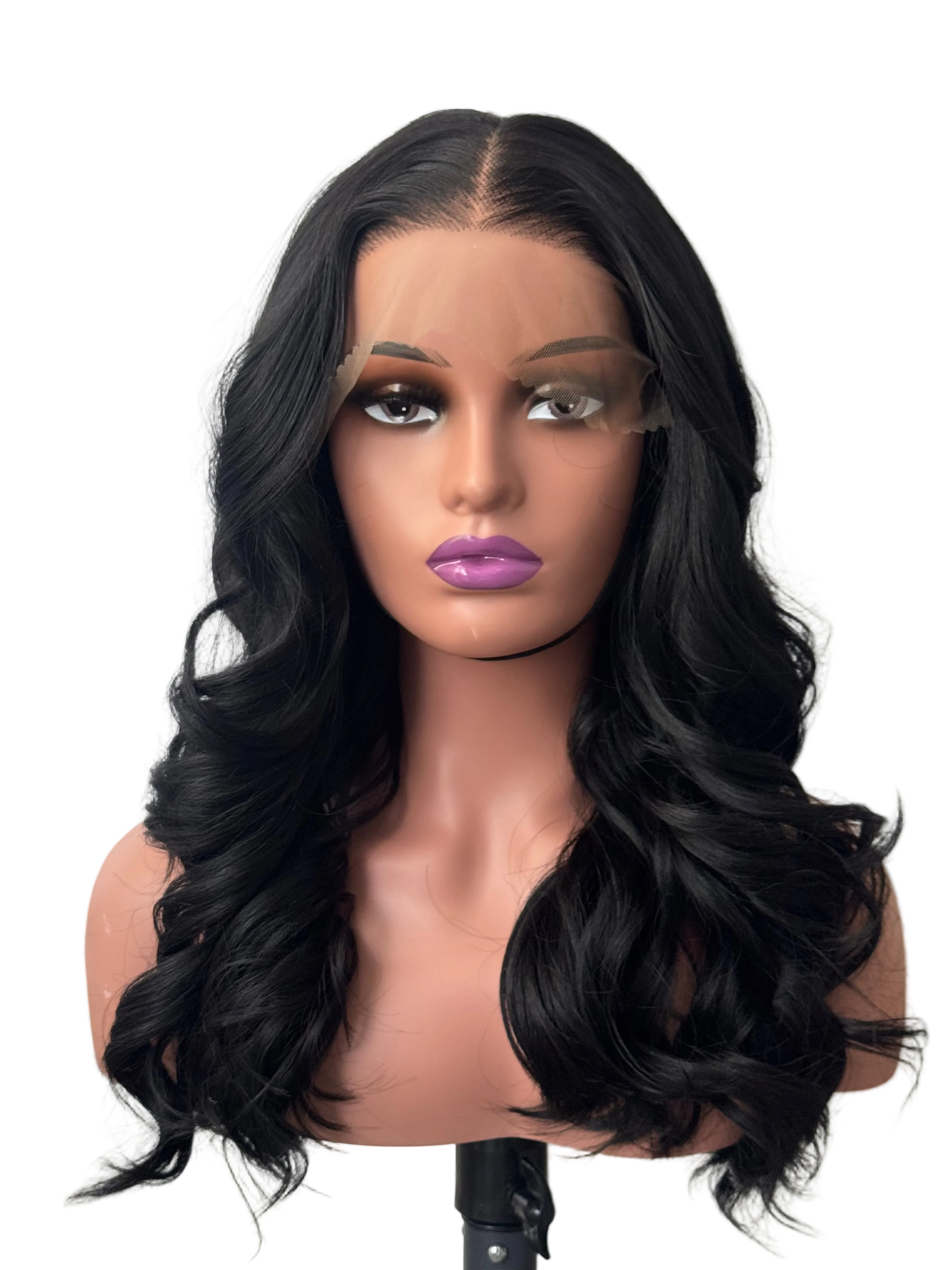 Liv — Black Loose Wavy | Ready To Wear Lace Front Wig