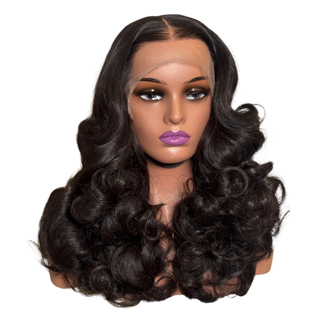 Caris - Voluminous Bouncy Body Wave | Pre Styled Lace Front Wig
