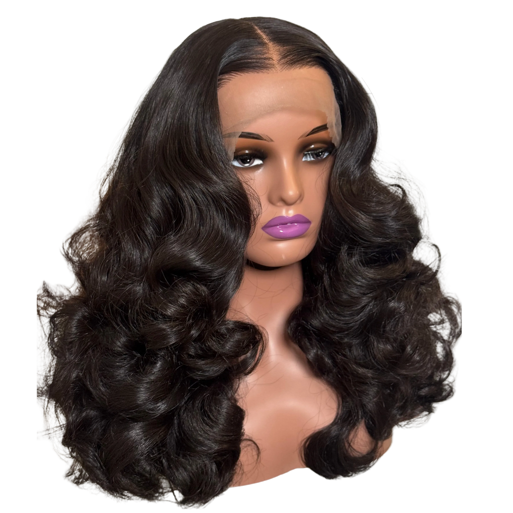 Caris - Voluminous Bouncy Body Wave | Pre Styled Lace Front Wig