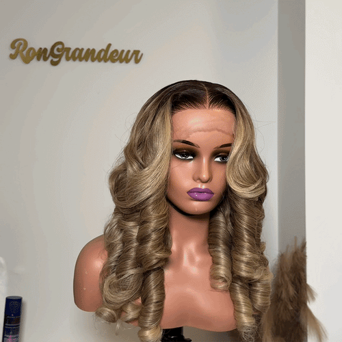 Caris Blonde — Voluminous Bouncy Body Wave  | Pre Styled Lace Front Wig